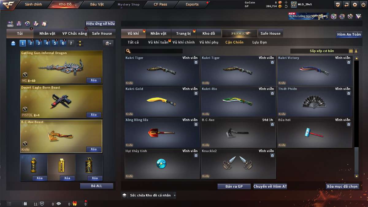shop acc cf uy tin gia re
